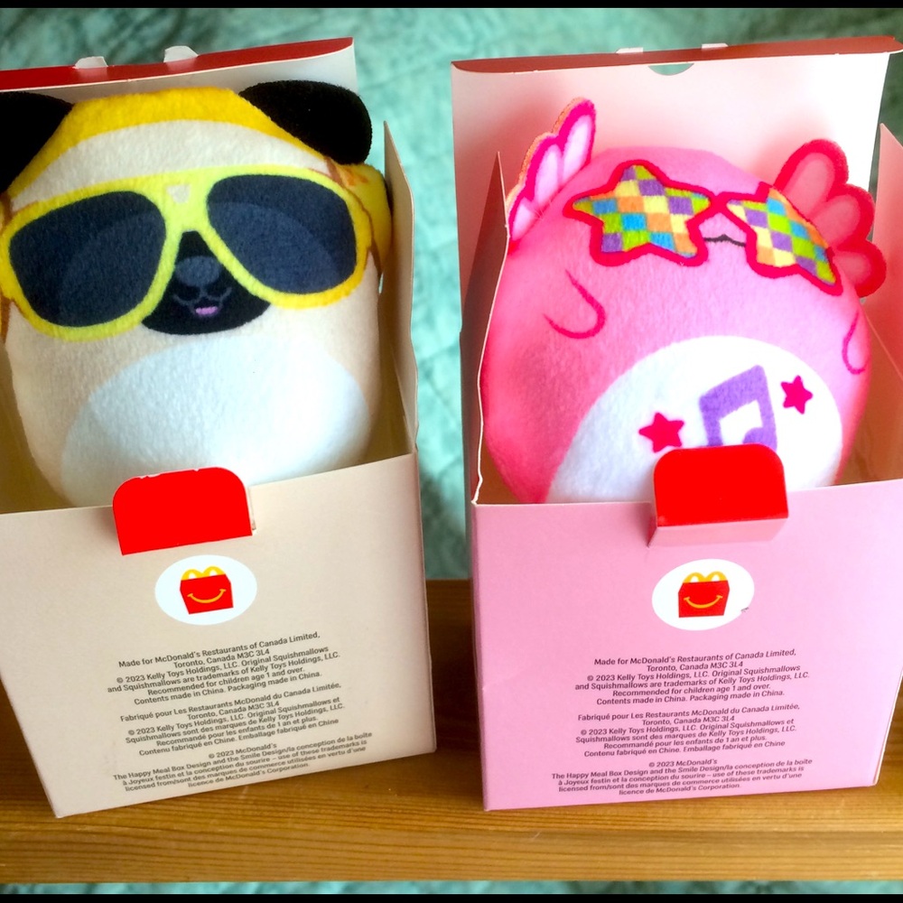 McD  Squishmallows:  Archie and Prince